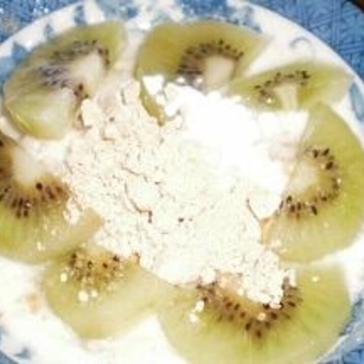 キウイバナナ豆乳ヨーグルト